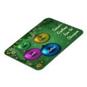 カスタマイズ可能な季節の挨拶 マグネット (左側)