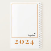 カスタマイズ可能な学校 プランナー手帳 (裏面)