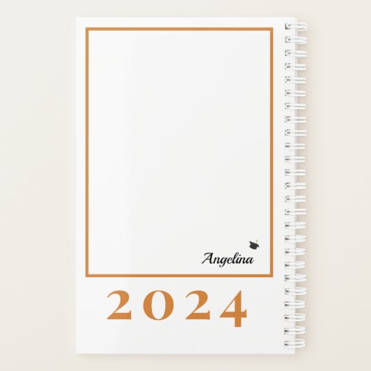 カスタマイズ可能な学校 プランナー手帳 (裏面)