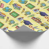 カスタマイズ可能な学校 ラッピングペーパー (角)