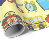 カスタマイズ可能な学校 ラッピングペーパー (ロールコーナー)