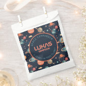 カスタマイズ可能な宇宙紙優先バッグ – テキストの追加 フェイバーバッグ (クリップ留めされた状態)