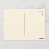 カスタマイズ可能な宇宙飛行士 ポストカード (裏面)