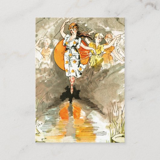 カスタマイズ可能な宇宙魔法7姉妹 名刺 (正面)