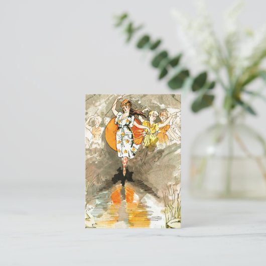 カスタマイズ可能な宇宙魔法7姉妹 名刺 (スタンド正面)