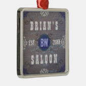 カスタマイズ可能な家のバービール大広間 メタルオーナメント (右)