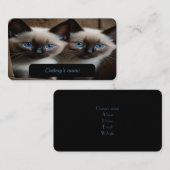 カスタマイズ可能な家具用名刺 コーリングカード (正面/裏面)