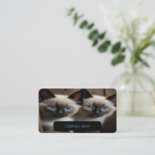 カスタマイズ可能な家具用名刺 コーリングカード (スタンド正面)