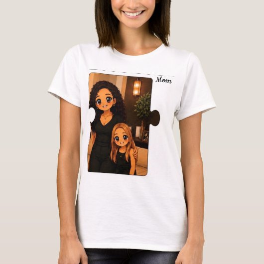 カスタマイズ可能な家族お揃いバースデーTシャツ Tシャツ (正面)