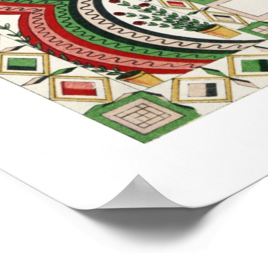 カスタマイズ可能な家族のツリーと結婚のグラフ ポスター (角)