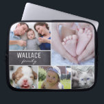 カスタマイズ可能な家族の写真コラージュChalkboard ラップトップスリーブ<br><div class="desc">家族の写真コラージュのホワイトラインを紹介Chalkboardブロックラップトップスリーブケース – パーソナライズされたあなたのラップトップのための保護アクセサリー。このスリーブケースは、白い線で黒板ブロックの背景に対する家族写真コラージュを示し、あなたの技術ギアに感傷的なtouchを作成ユニーク。大切カスタマイズな家族の写真とラップトップスリーブは、特別で実用的な記念品となる。黒板ブロックデザインと白い線は懐かしさとコンテンポラリーtouchを加えしゃれている、感傷的で視覚的にも魅力的なスリーブケース。このスリーブは、スタイルでノートパソコンを保護するのに最適でパーソナライズされた、機能性と感傷性をシームレスに組み合わせている。独自にデザインされたアクセサリーを使って声明を作成し、個人的な思い出のバーストと洗練モダン度をテクノロジーの必需品に追加する。</div>