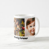 カスタマイズ可能な家族の愛の写真コラージュマグ コーヒーマグカップ (正面右)