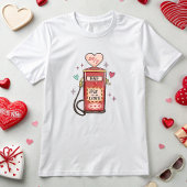 カスタマイズ可能な家族の愛、バパーソナライズされたレンタイン Tシャツ