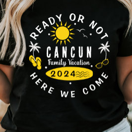 カスタマイズ可能な家族休暇Tシャツ Tシャツ