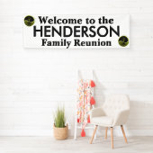 カスタマイズ可能な家族会のための喜ばしい徴候- 横断幕 (インサイチュ)