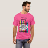 カスタマイズ可能な家族再会Tシャツ Tシャツ (正面フル)