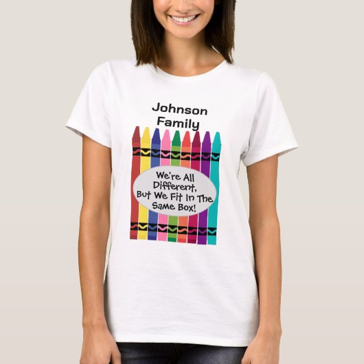 カスタマイズ可能な家族再会Tシャツ Tシャツ (正面)