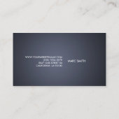 カスタマイズ可能な専門のモダンな名刺 名刺 (裏面)