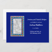 カスタマイズ可能な導入発表の写真カード 案内状 (正面/裏面)