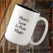 カスタマイズ可能な小さなウィザードフォトブースTwo-Tone Co ツートーンマグカップ