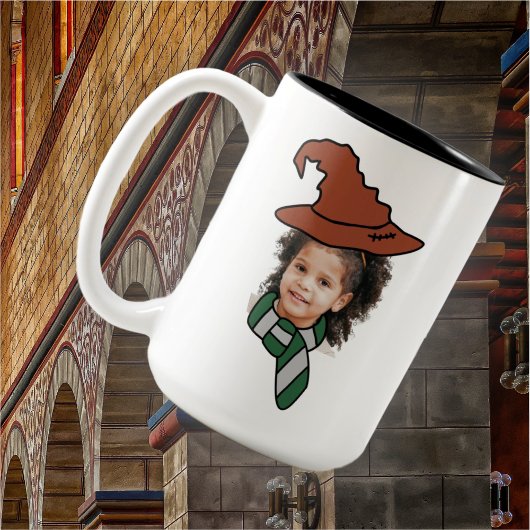 カスタマイズ可能な小さなウィザードフォトブースTwo-Tone Co ツートーンマグカップ