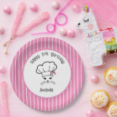 カスタマイズ可能な小さなベーカー猫 ペーパープレート (パーティー)