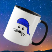 カスタマイズ可能な小さなマウスバイクもしくは自転車に乗る人マグ マグカップ