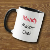 カスタマイズ可能な小さなマウスマスターシェフマグ マグカップ