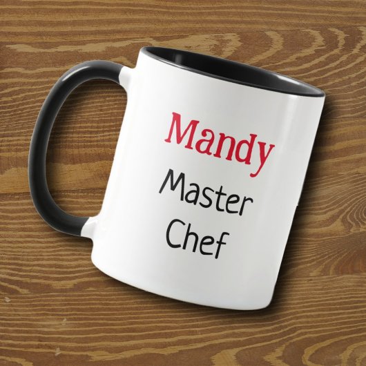 カスタマイズ可能な小さなマウスマスターシェフマグ マグカップ