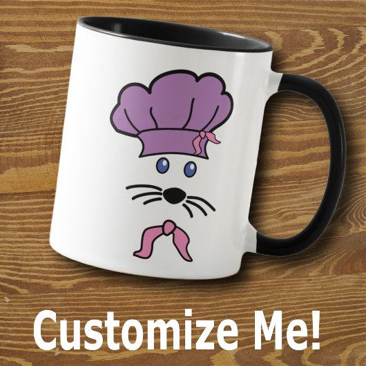 カスタマイズ可能な小さなマウスマスターシェフマグ マグカップ