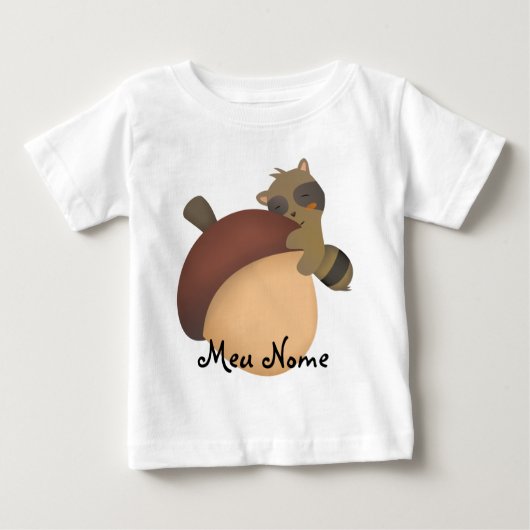 カスタマイズ可能な小さなルーンベビー ベビーTシャツ (正面)