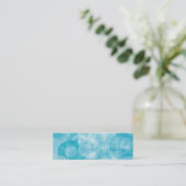 カスタマイズ可能な小型休日カード スキニー名刺 (スタンド正面)