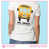 カスタマイズ可能な小学校のバス運転手 Tシャツ