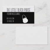 カスタマイズ可能な少し黒い財布-! 名刺 (正面/裏面)