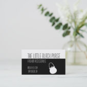 カスタマイズ可能な少し黒い財布-! 名刺 (スタンド正面)