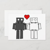 カスタマイズ可能な少年ボットを愛で サンキューカード (正面/裏面)