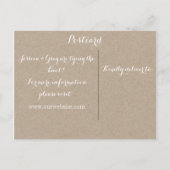 カスタマイズ可能な山の日付の保存 案内ポストカード (裏面)