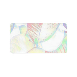 カスタマイズ可能な差出人住所ラベル ラベル