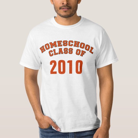 カスタマイズ可能な年のTシャツのHomeschoolのクラス Tシャツ (正面)