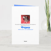 カスタマイズ可能な年番号ダンボラット誕生日カード カード (裏面)