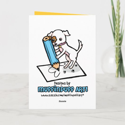 カスタマイズ可能な年齢の漫画バレエダンサー カード (裏面)