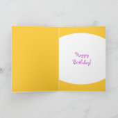 カスタマイズ可能な年齢の漫画バレエダンサー カード (内部)