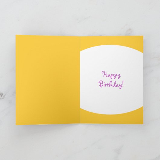 カスタマイズ可能な年齢の漫画バレエダンサー カード (内部)