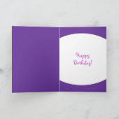 カスタマイズ可能な年齢の漫画バレエダンサー カード (内部)