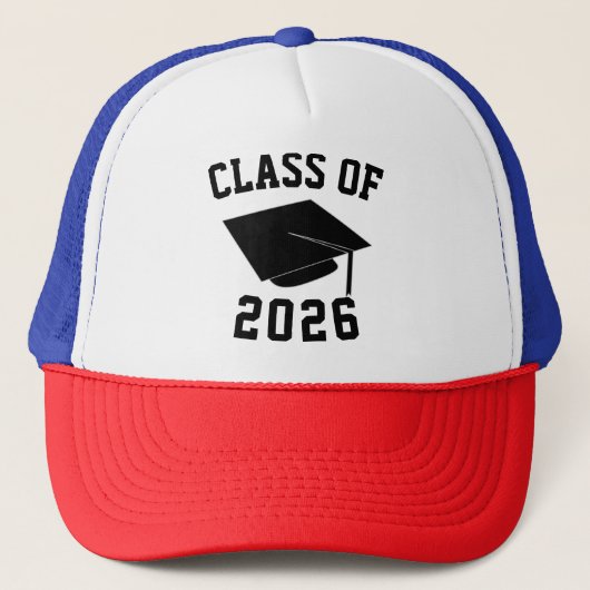 カスタマイズ可能な年 "Class Of 2026" キャップ (正面)