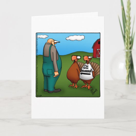 カスタマイズ可能な幸せな感謝祭グリーティングカード シーズンカード (正面)