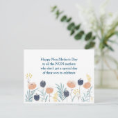 カスタマイズ可能な幸せな母ではない日のジョーク ポストカード (スタンド正面)