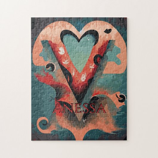 カスタマイズ可能な幻想的V ジグソーパズル (縦)