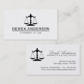 カスタマイズ可能な弁護士の名刺 名刺 (正面/裏面)