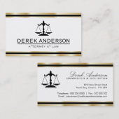 カスタマイズ可能な弁護士の名刺 名刺 (正面/裏面)